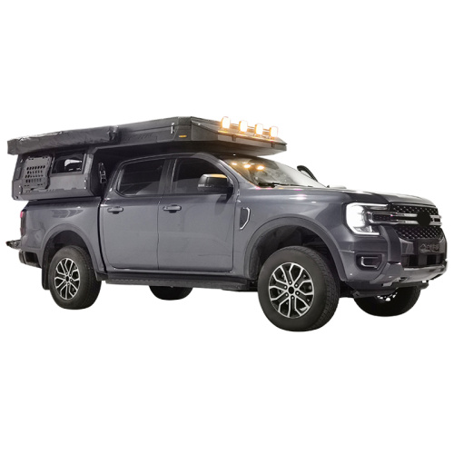 Lightweight Aluminum RV Trailer Sleeps 4 Pickup Truck Backpack Box with Outdoor Camper Features Light Weight