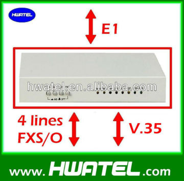 4 FXS FXO and V.35 over e1 pcm multiplexer