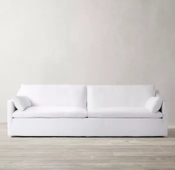 Modern Luxury Leisure Sofa Set with White Armrests for Living Room