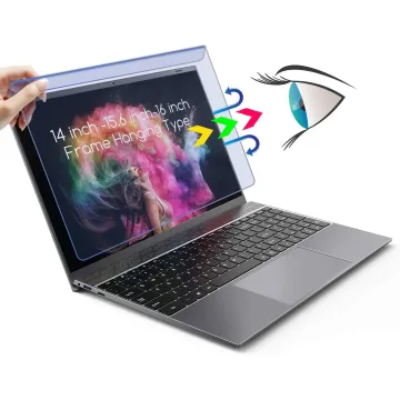 Anti Blue Light Screen Protector Panel for Laptops and Monitors - Eye Protection Film