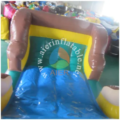 2016 pirateship themed Inflatable obstacle courses with slides / Cheap obstacle course playground for kids