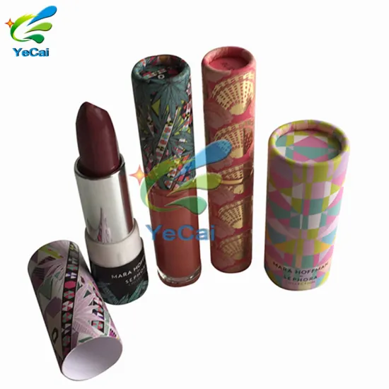 Custom Logo white cardboard lipstick box corrugated cosmetic paper lipstick tube
