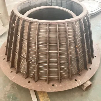 Baskets Metal Stainless Steel Mesh Filter Coal Cylinder Sieve Screen Water Centrifuge Wedge