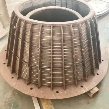 Baskets Metal Stainless Steel Mesh Filter Coal Cylinder Sieve Screen Water Centrifuge Wedge