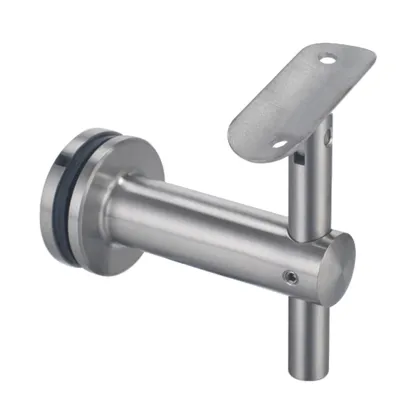 Precision casting wall mounted stair handrail support