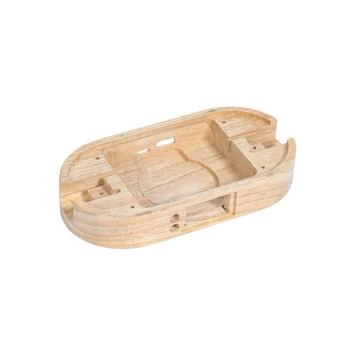 Soporte de la lámpara de aromaterapia de madera natural