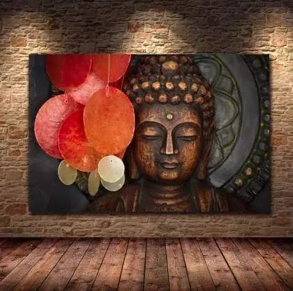 Bedroom wall Art Buddha Art oil painting decoration