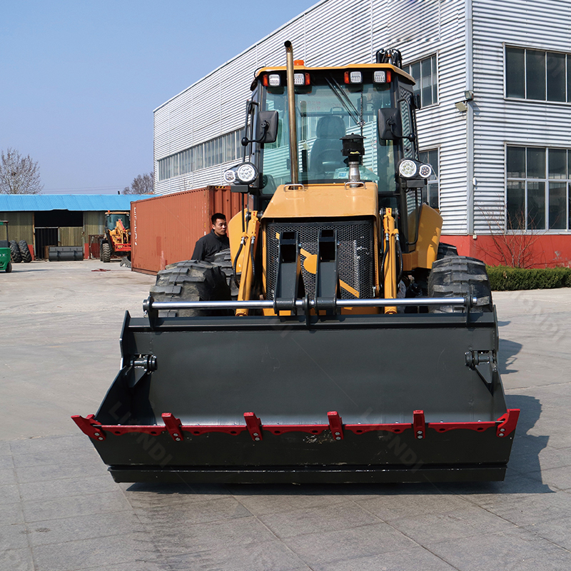 Compact tractor with loader and backhoe for sale