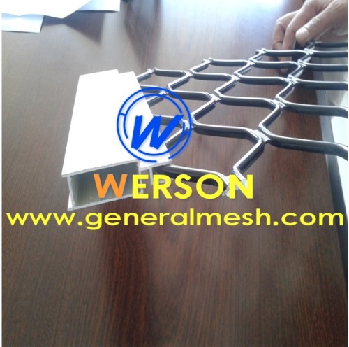 Generalmesh powder coated diamond security window and door grille