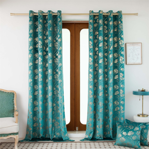 Dandelion Pattern Drapability Bronze Velvet Fabric