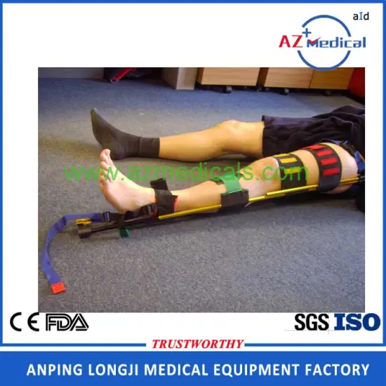 Single Pole Traction Device Leg Traction Splints