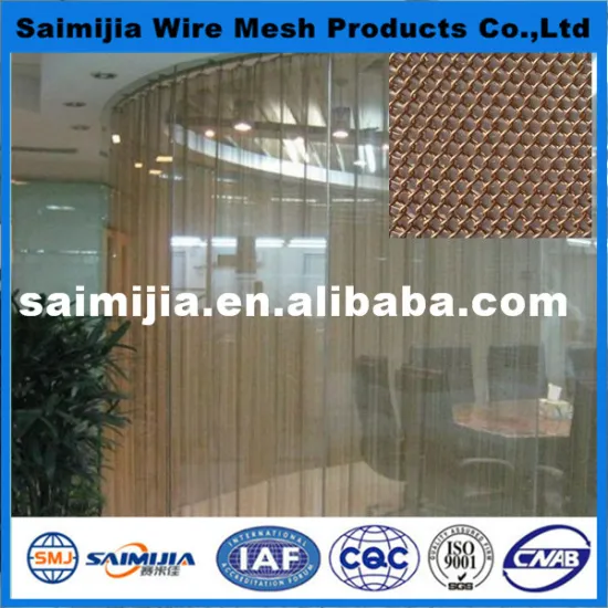 stainless steel decorative Metal mesh curtain/metal curtain