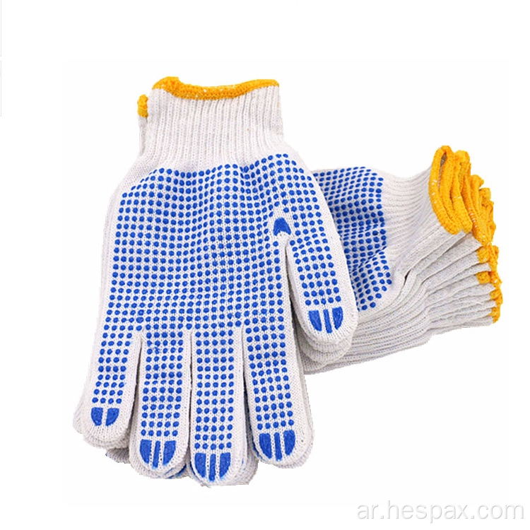 Hespax anti-slip glove pvc construction Industry