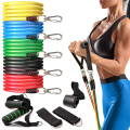 Custom Logo 11 Pcs Exercise Resistance Band Set