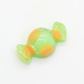 Cabochon in resina a forma di caramelle colorate maculate moda 100 pezzi / borsa Flatback Beads Slime Kids Toy Decor