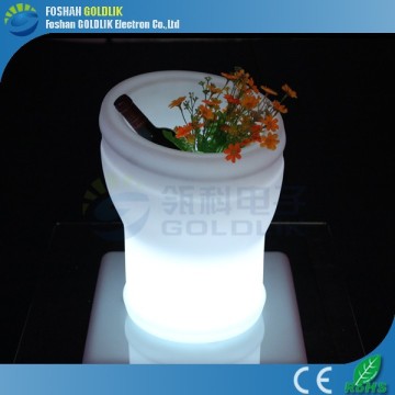 Waterproof RGB Bar Ice Bucket Illuminated Large Ice Champagne Bucket