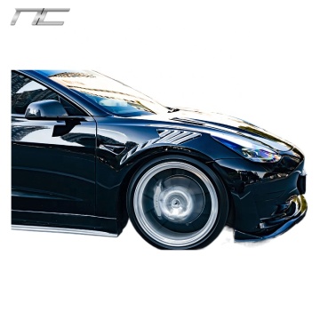 Kit de cuerpo de guardabarros frontal de estilo NC GTS para Tesla Model 3