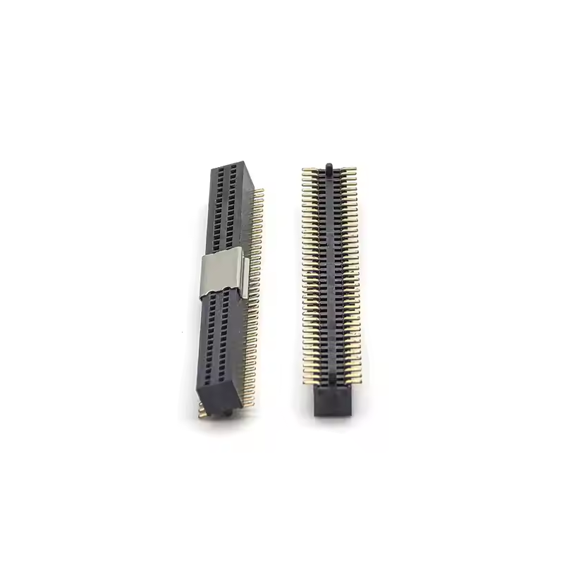 0.8mm Pitch Female Header Dual Rows SMT H3.1mm 240P (1)