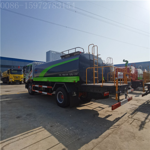 Dongfeng Tianjin 15CBM Зеленый распылительный грузовик