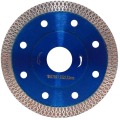 Profesional 4 Inch Super Thin Diamond Saw blade untuk memotong ubin keramik porselen marmer granit