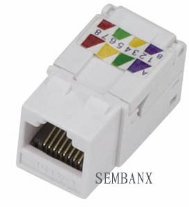 Cat5e korumasız Tooless Keystone Jack