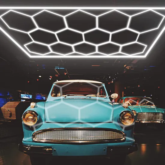 Factory Direct Hexagonal Grid LED Garage Lights for Auto Detailing Shops