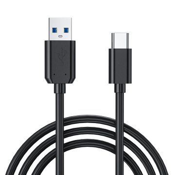 USB till typ-C PD-datakabel 1M/2M vit/svart