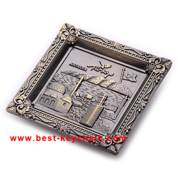 Souvenir Zinc Alloy Metal Plate Custom Fridge Magnet (BK53252)