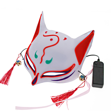 ماسک کاسپلی روباه ژاپنی LED Light Up