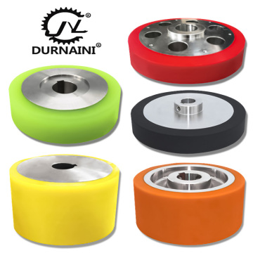 DURNAINI Electric Stacker Drive Wheel | Electric Pallet Jack EPDM Rubber Roller | AGV Drive Wheel