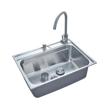 Top Selling Single Bowl Stainless Steel and Brass Hidden Kitchen Sinks for Kitchens and Restaurants