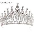 Alloy Big Stone Red Blue Green Pageant Crown