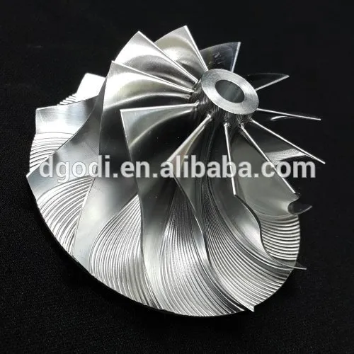cnc machining stainless steel turbo impeller for vehicle diesel engine