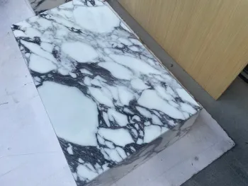 Luxury Rectangular Calacatta Viola Marble Top Coffee Table