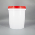 PP reusable plastic bucket with handle and lid