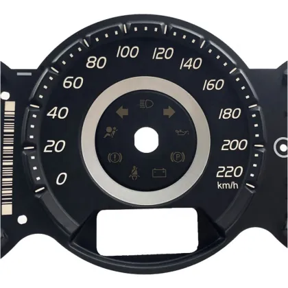 Custom Professional Auto Speedometer Faceplate Overlay
