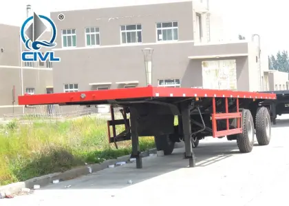 Sinotruk   Flatbed Semi Trailer Truck