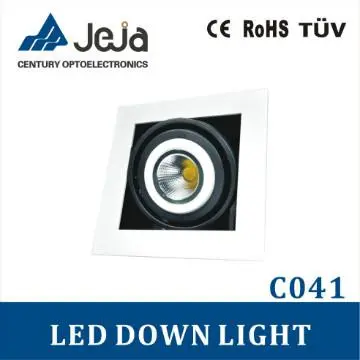 15W cob recessed light for down lightin with bridgelux chip