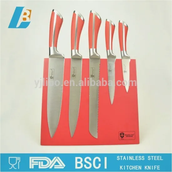 Stainless steel hollow handle knife set