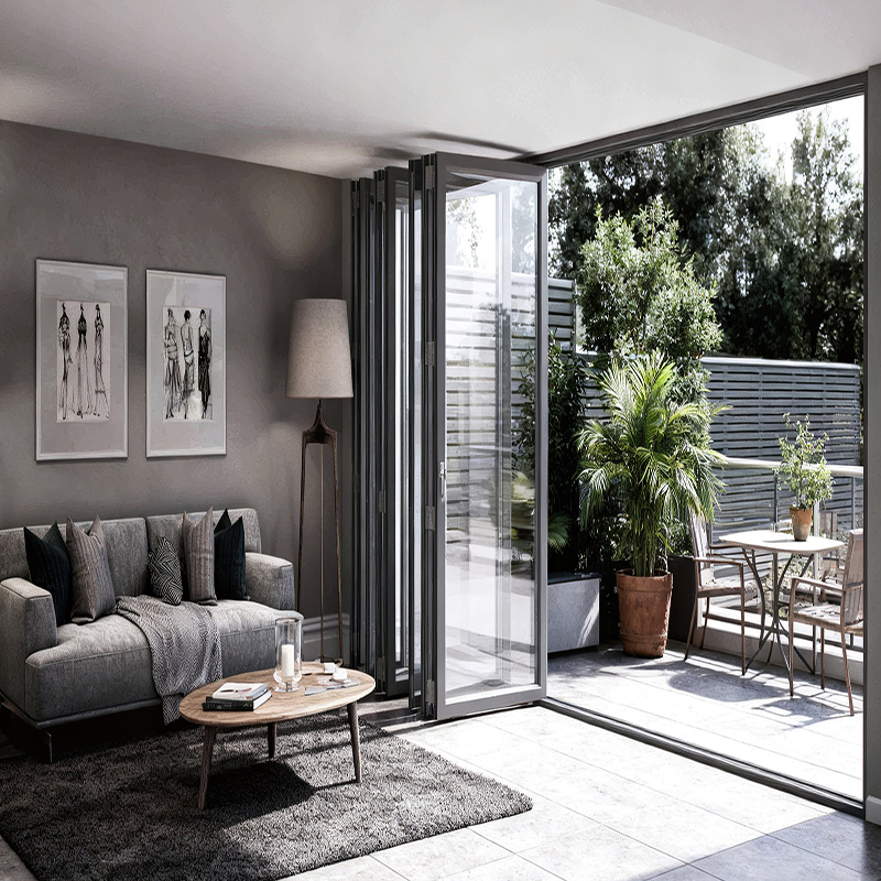 accordion glass doors