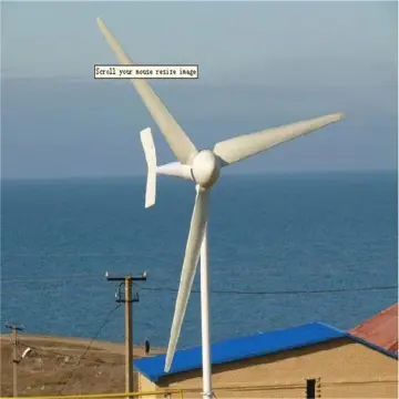 24 Volt DC 600w horizontal wind power generator for home