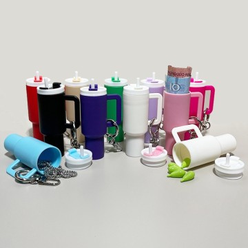 Cute Tumbler Keychain for School Bag