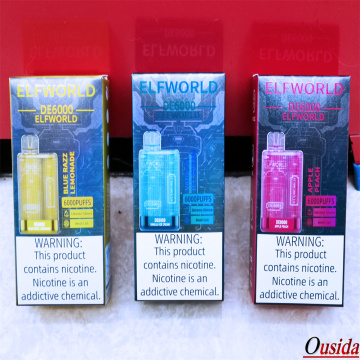 Disposable Electronic Cigarette ElfWorld DE6000 Wholesale