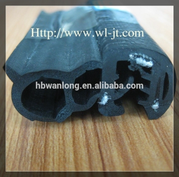 Rubber strip door seal