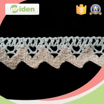 Custom 1 2 3 4 5 6 CM Cotton Eyelet Lace Trim French Lace Trimming Cotton Crochet Lace Trim