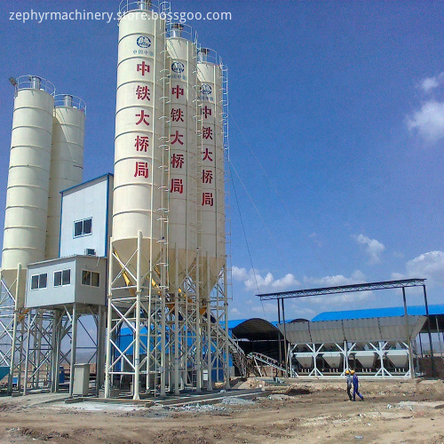 Aggregate Concrete Batch Production Plant