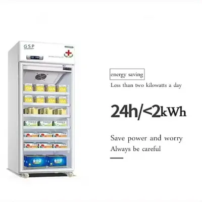 Large Volume Vertical Drink Commercial Display Fridge Glass Door Wine Cooler Restaurant Equipment Freezer Wholesale