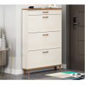 European tree turn-door and two drawer shoe cabinet and change shoe stool with solid wood legs