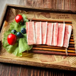 Fresh Cut Pork Belly Slices