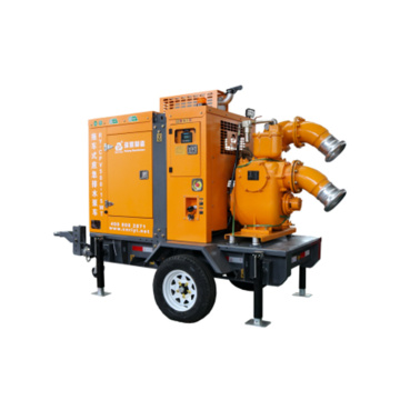 Pull-type mobile drainage pump truck